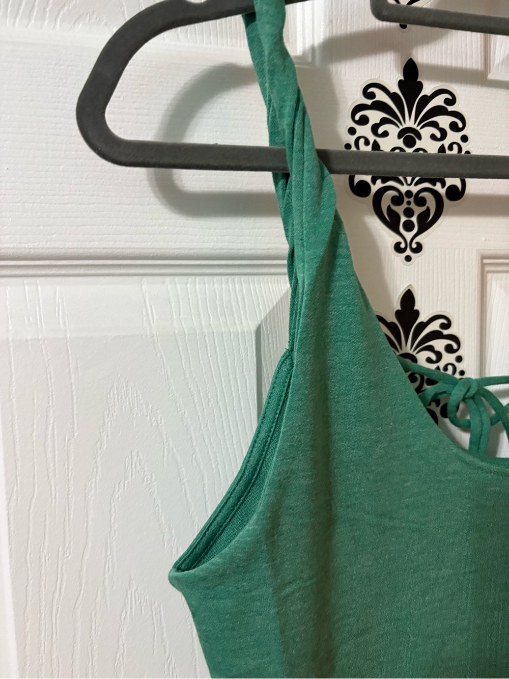 Zenana Outfitters Kelly Green Strappy Knit Maxi Dress NEW - Picture 4 of 10
